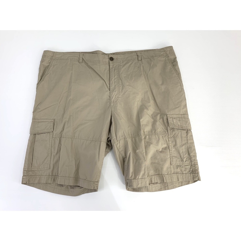 NWT Alfani Men's Size 42 Slim Fit Khaki Flat Front Cargo Shorts